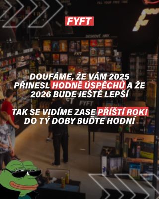 Děkujeme za tento rok a těšíme se na vás zase zítra.. teda, za rok🤙🏻 Váš Fyft💗 #fyft